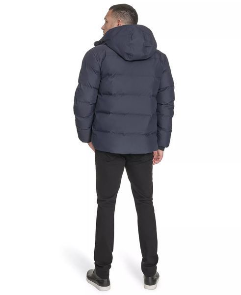 TOMMY HILFIGER Men's Two Pocket Hooded Puffer Jacket 155AP179-NAVY фото