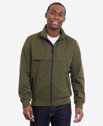Куртка Tommy Hilfiger Water Resistant Boating Regular-Fit Jacket 26052032 THM20436-OLIVE фото