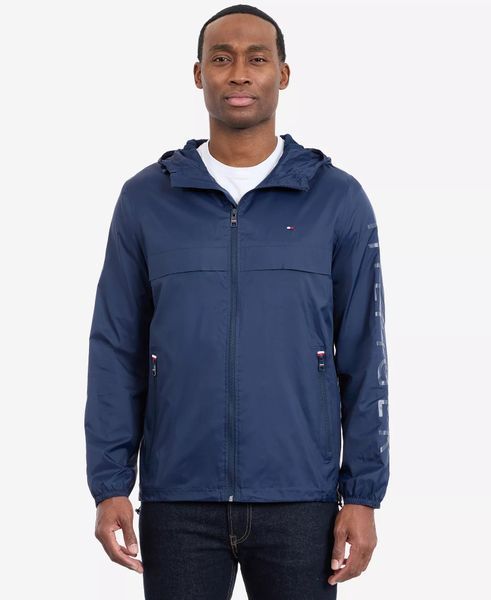 Куртка Tommy Hilfiger Windbreaker Jacket Navy THM20066 THM20066  фото